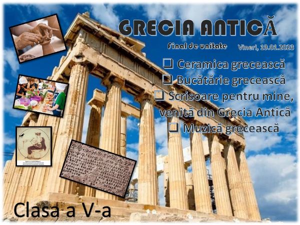 Celebram Grecia Antica ȘCOALA GIMNAZIALĂ BORȘA